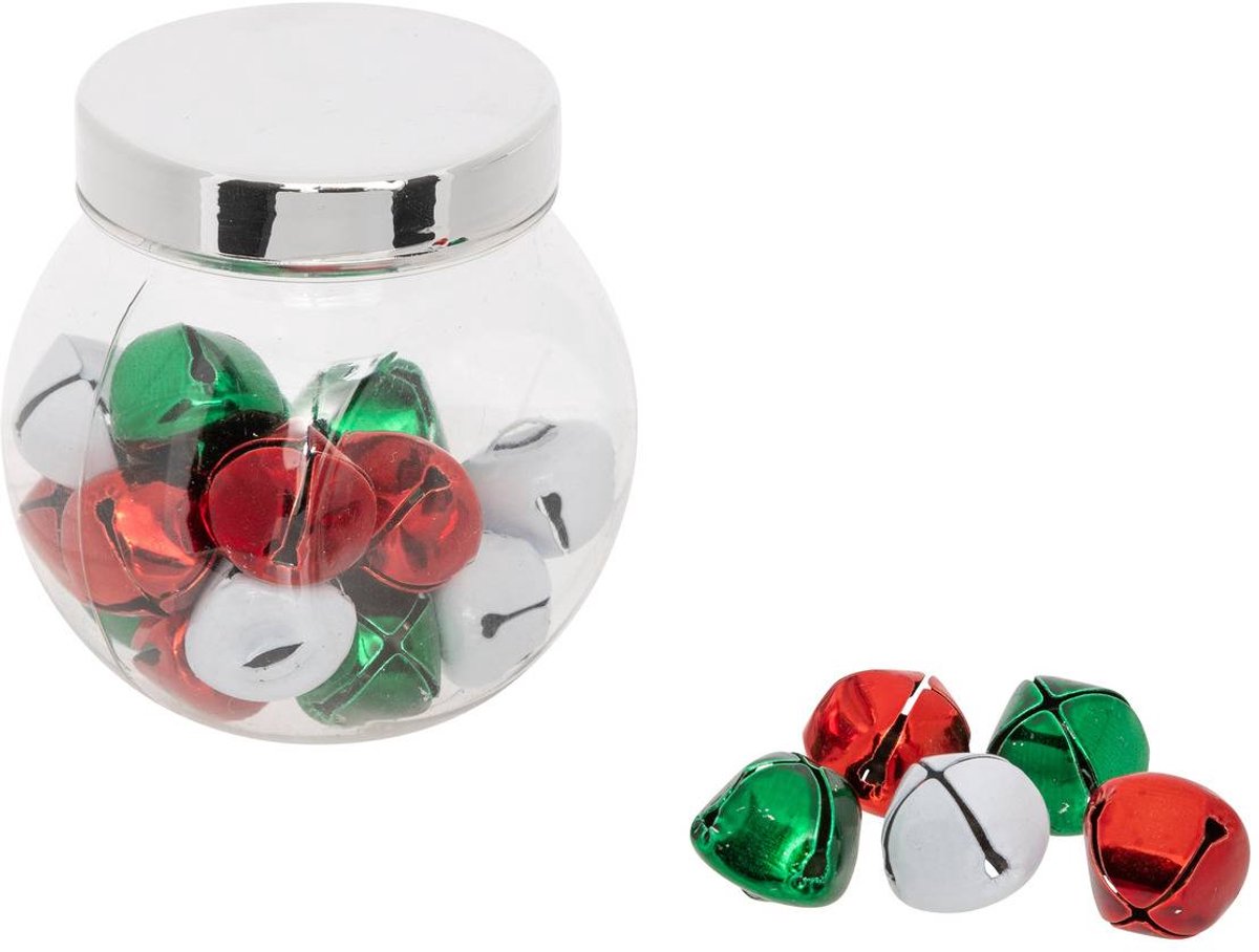 Decoratieve pot met 24 belletjes