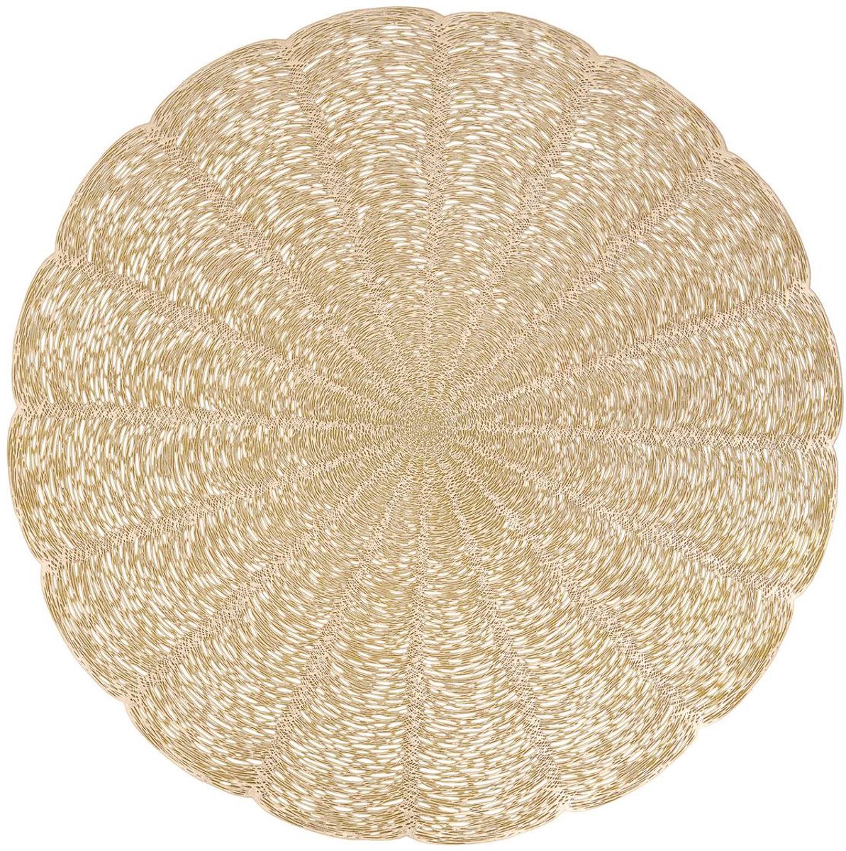 Set de table Nest rond D.38cm doré