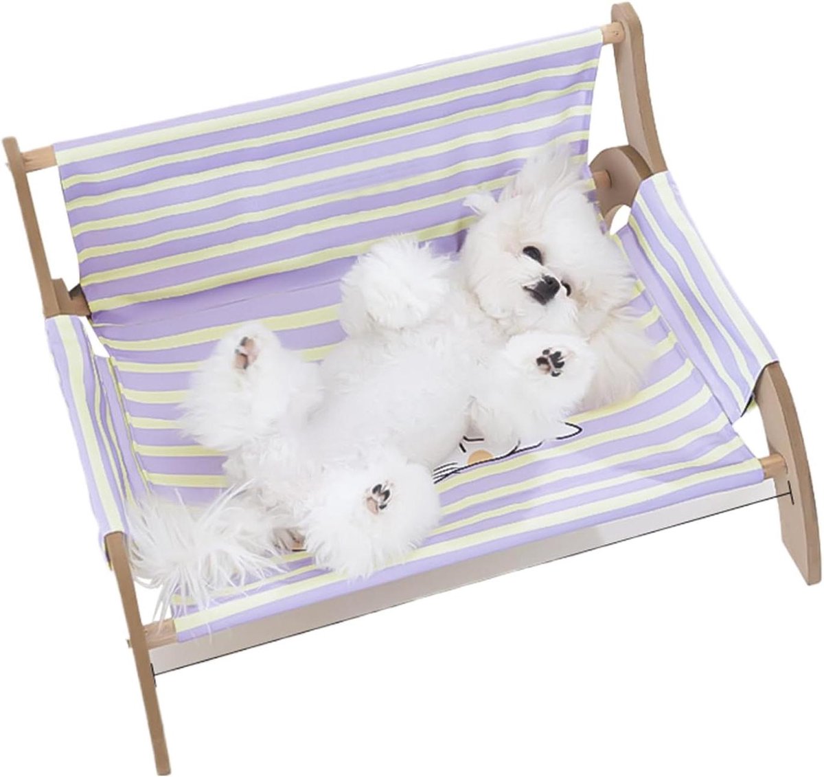 Kattenstoel - Kattenhangmat - Huisdier Ontspanning - Ademend Canvas - 53.5x46x28cm - Paars