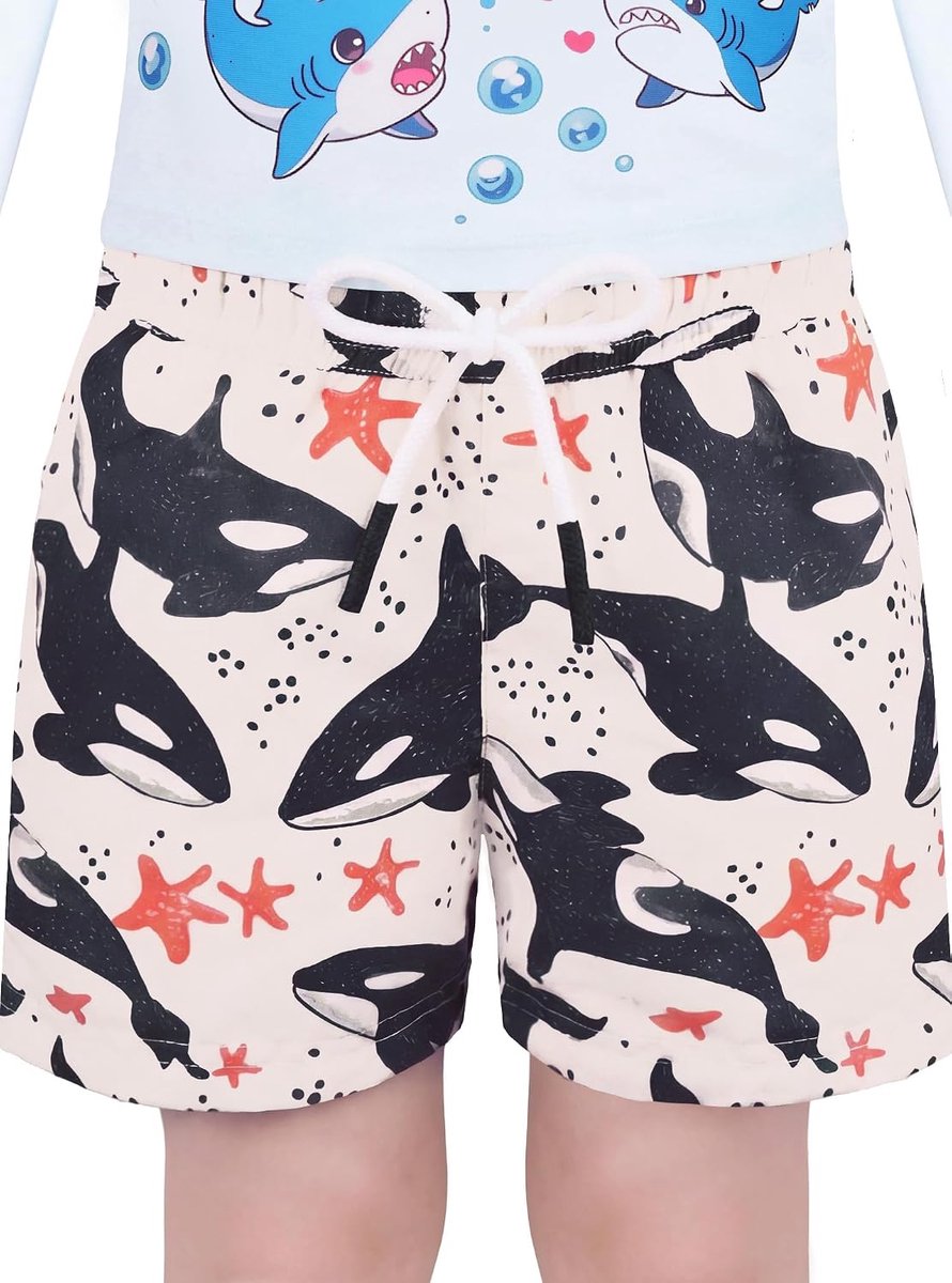 Zwembroek Snel-drogend met Rekbare Compressie Voering, Strandshorts
