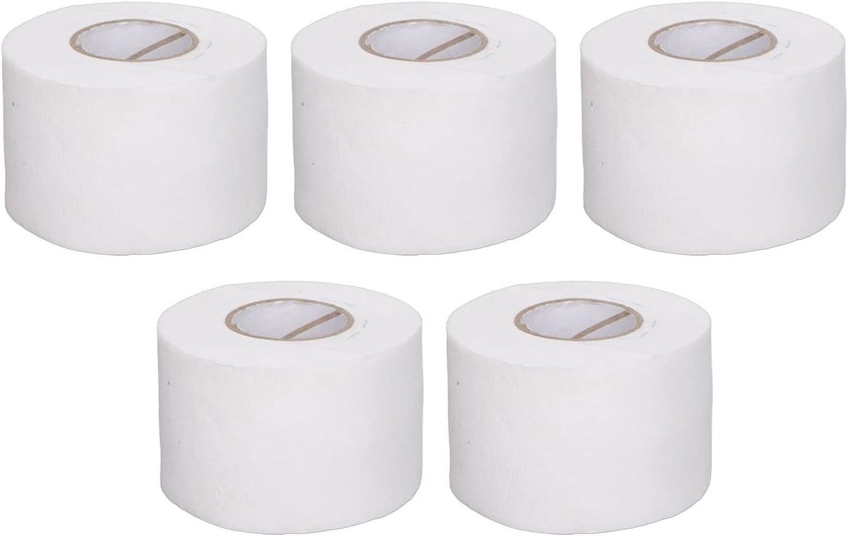 Kapperpapier Ringen - Nekpapier Strips - Hygiënisch Knippen - Zacht en Duurzaam - 5 Rollen - Wit