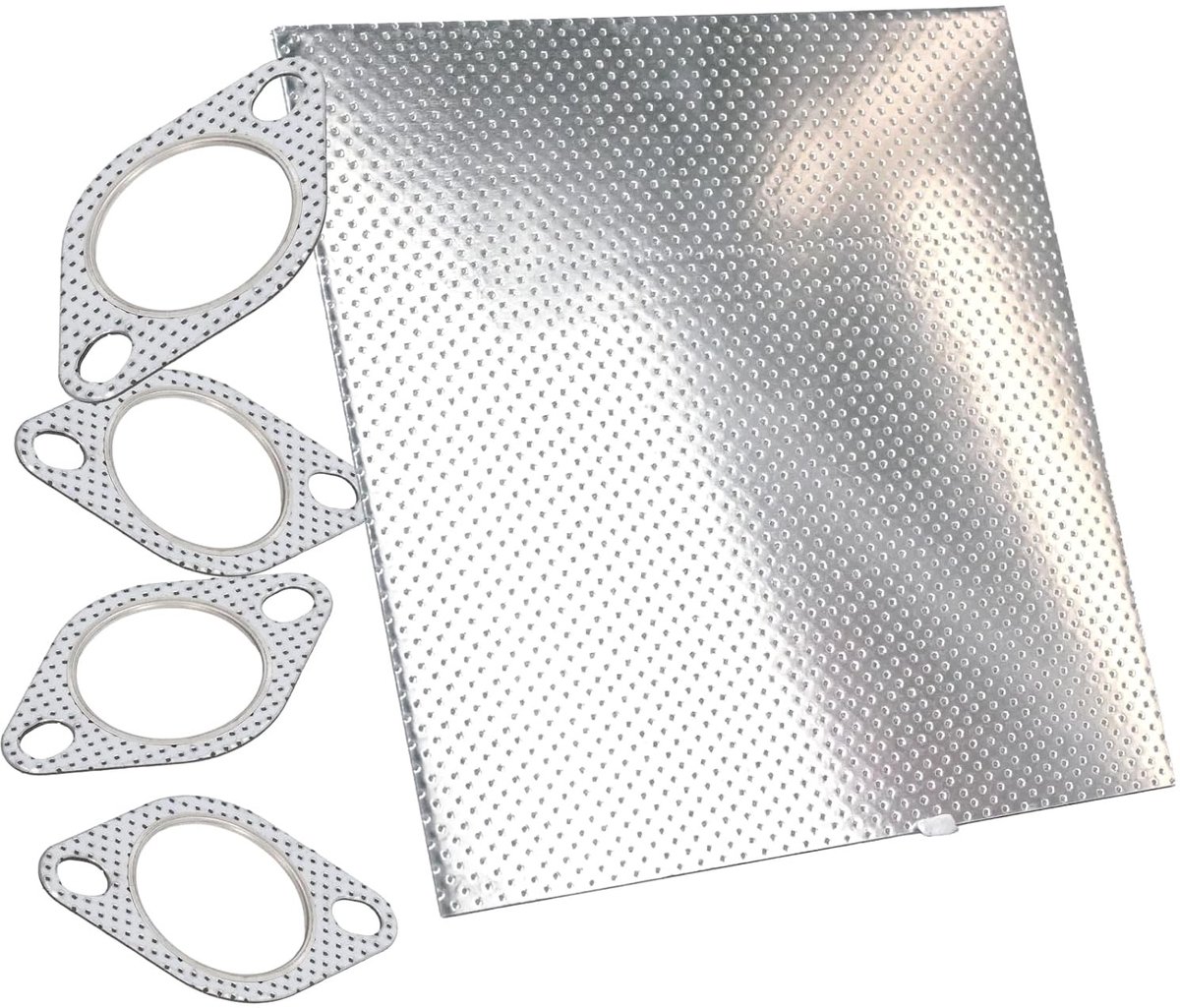 Exhaust Manifold Vervangingsmateriaal, 1.6 mm Dikte, 30 x 20 cm, Hittebestendig voor Metaal, Duurzaam en Efficiënt