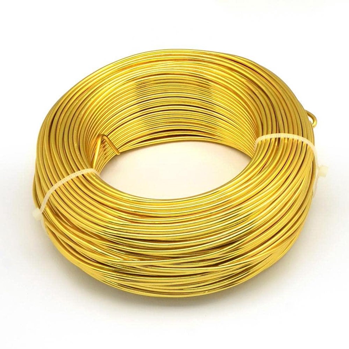 Bloemist ijzerdraad - Metaaldraad bloemen - Bloemstukken maken - Flexibel en buigzaam - 3 mm diameter - Goud
