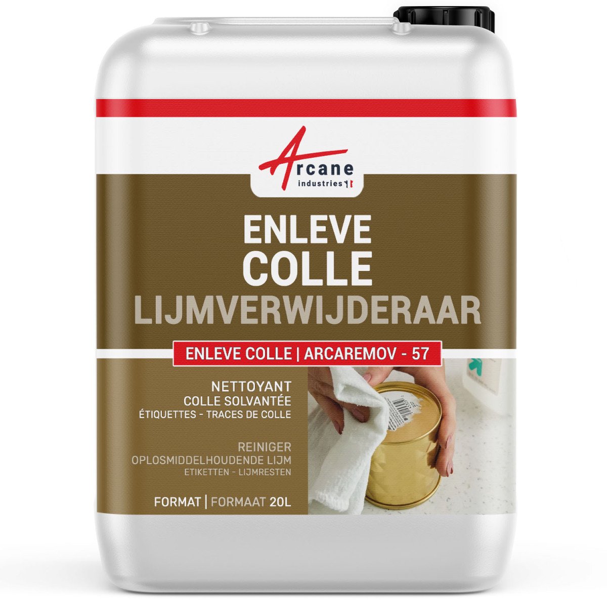 Oplosmiddel voor het verwijderen van lijm en kit - LIJMVERWIJDERAAR