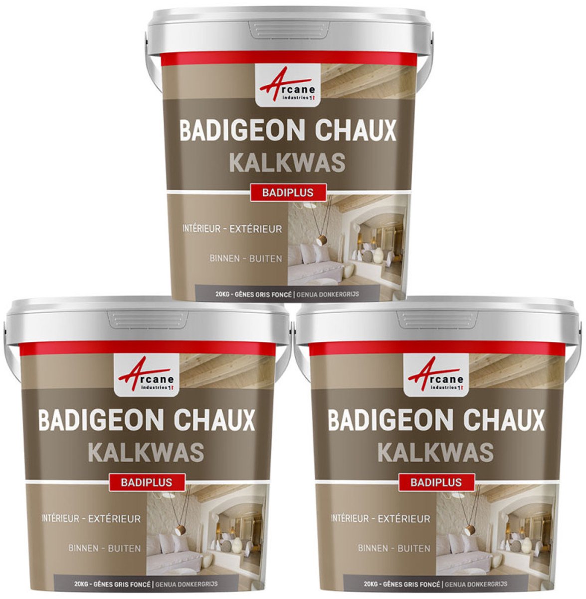 Kalkpleister Binnenmuur en Buitengevel - BADIPLUS