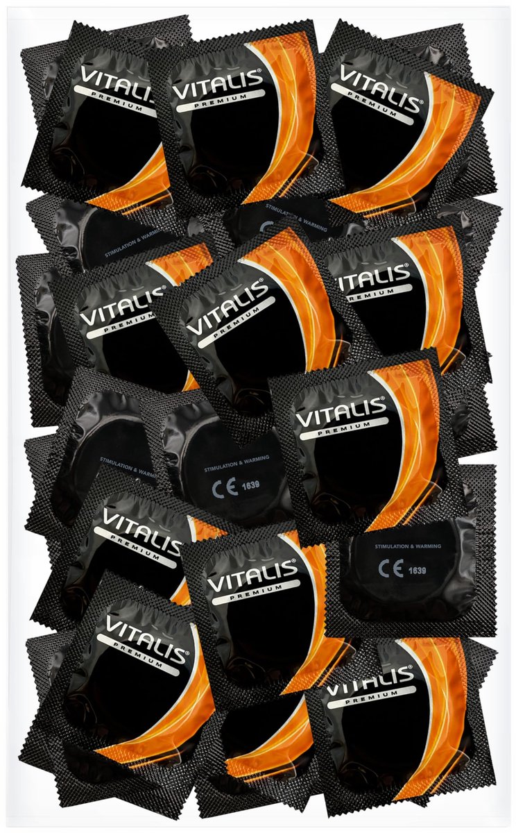 Vitalis stimulatie & warmte, 100-pack Condooms, 100 stuks