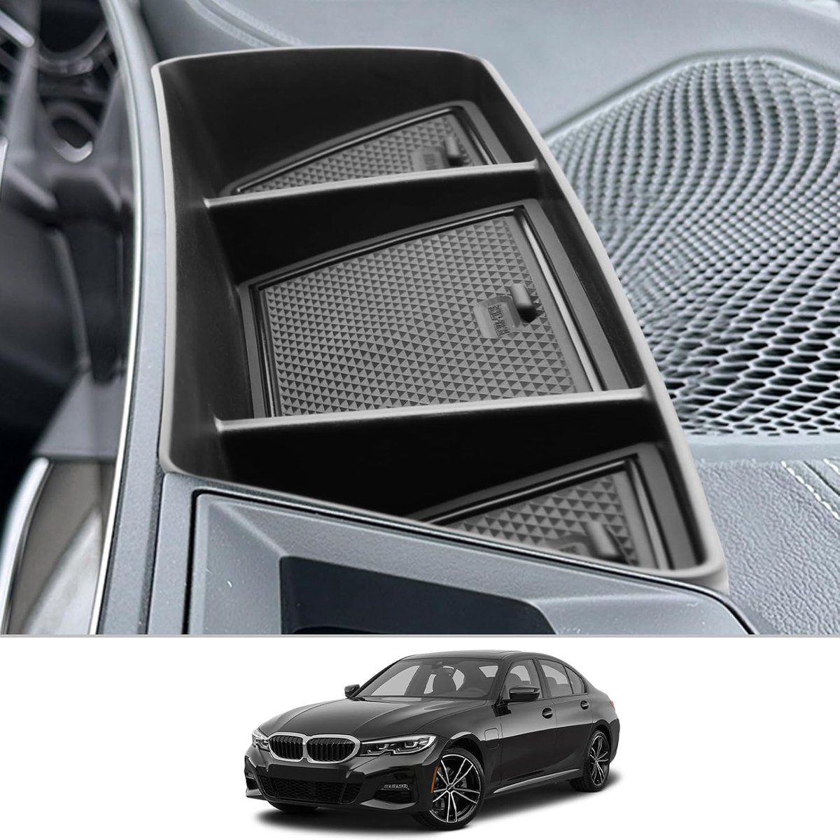 CDEFG Organizer Compatible with BMW 3 Series G20 G21 2019-2023 2024 / 4 Series G22 / i3 G28 i4 G26 2023 Facelift - ShopVlot