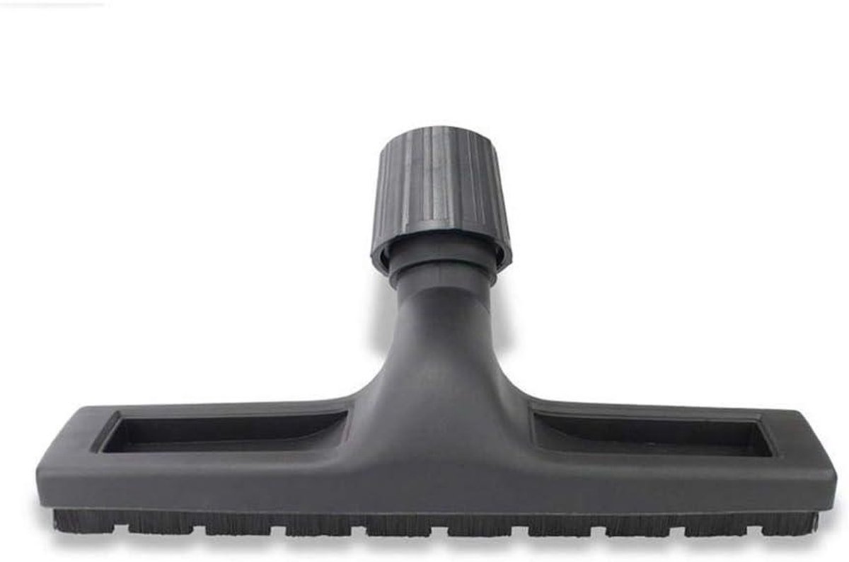 Universele vloerborstel - Zuigmond - Stofzuigen vloeren - Traploos verstelbaar - 30-38 mm - Zwart