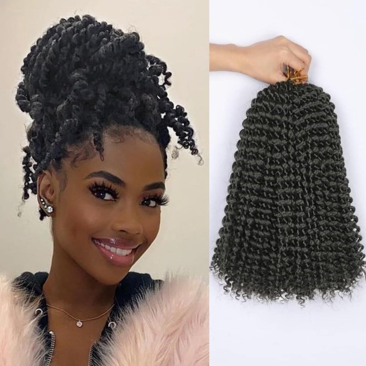 Twist Haar 7 Pakken 12 Inch Haak Haar (2#)