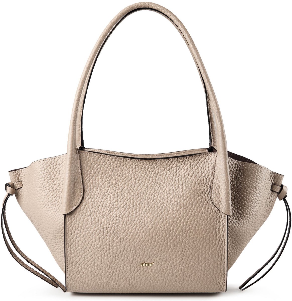 abro shopper schoudertas Leather Tekla Vibe Shopper Siena Taupe