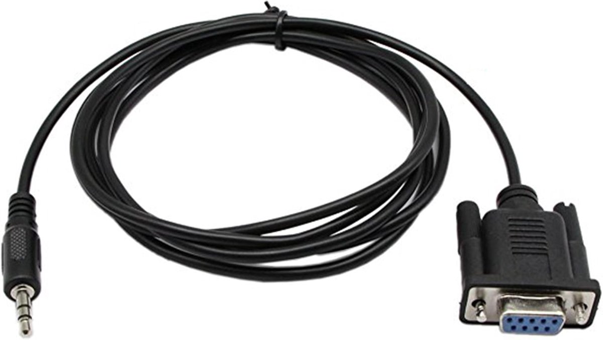 DB9 9 Pin VGA-aansluiting, DB 9-aansluiting naar TRS 3,5 mm (1/8 inch) TRS Stereo-stekker Serieel datakabel - 6 voet