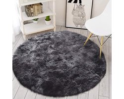 Leesentec Ronde Tapijten Slaapkamer Tapijten Shaggy Tapijt Pluizig Zacht Vloerkleed Vloerkleden voor Kinderkamer - ShopVlot