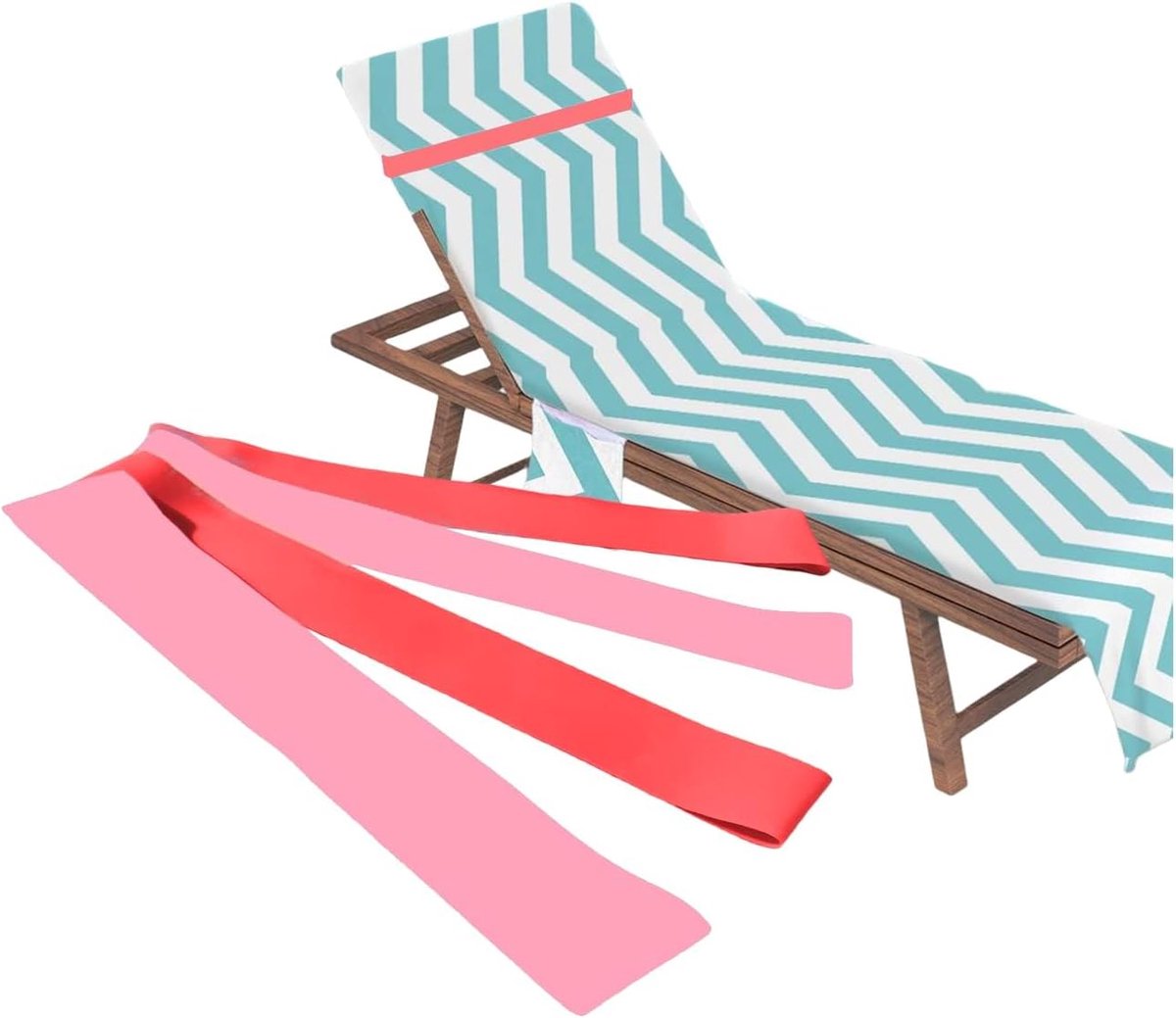 Houders voor strandhanddoeken Clips, Handdoekbandjes voor strandstoelen, 4 stuks Elastische houder voor strandhanddoeken, Elastisch, Houders voor strandhanddoeken Handdoekbandjes