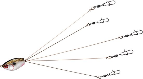 Kunstaas Rig - Multi-Lure Set - Vissen - 5-Draads Multi-Swimming - 7 inch - YUMbrella — afbeelding 2