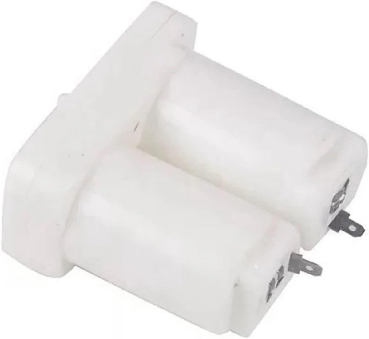 Accubak Waterverwarmer - Batterijhouder Gasboiler - Water Verwarmen - ABS Kunststof - 8.2 x 7.5 x 4 cm - Zwart