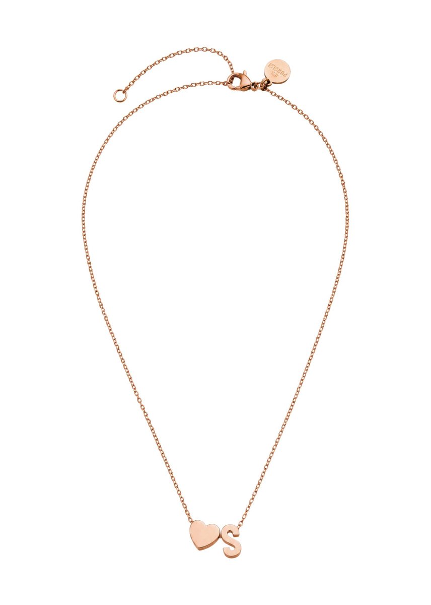 PURELEI Ketting Letter Heart S