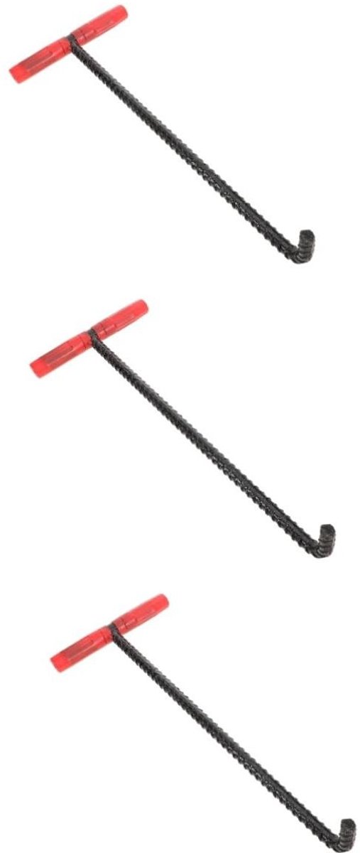 Putdekselhaak Set - Tilhulp Mangatdeksel - Putdeksels Openen - Antislip Rubber Grip - 45 cm - Multi