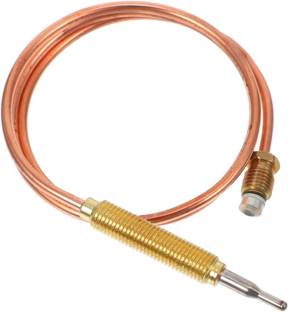 Haardroger Thermokoppel - Vervangingsonderdeel Gas Haard - Veilig Verwarmen - Oververhitting Bescherming - 90 cm - Goudkleurig