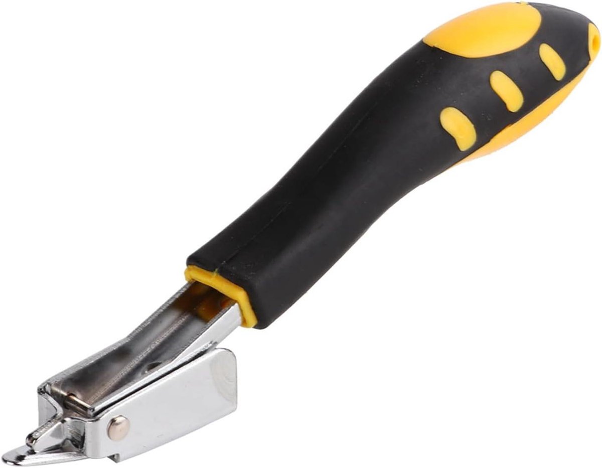 Bekleding Nageltrekker - Nietjesverwijderaar Ontnieter - Meubels Herstellen - Roestvrijstalen Hefmechanisme - 18 x 3 x 2 cm - Zwart