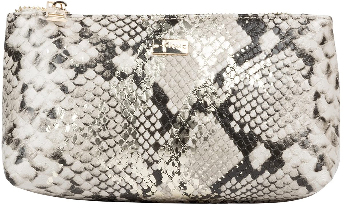 Omgoods - Makeup Bag - Elegant Beige Multicolor Cosmetica Tas voor Vrouwen