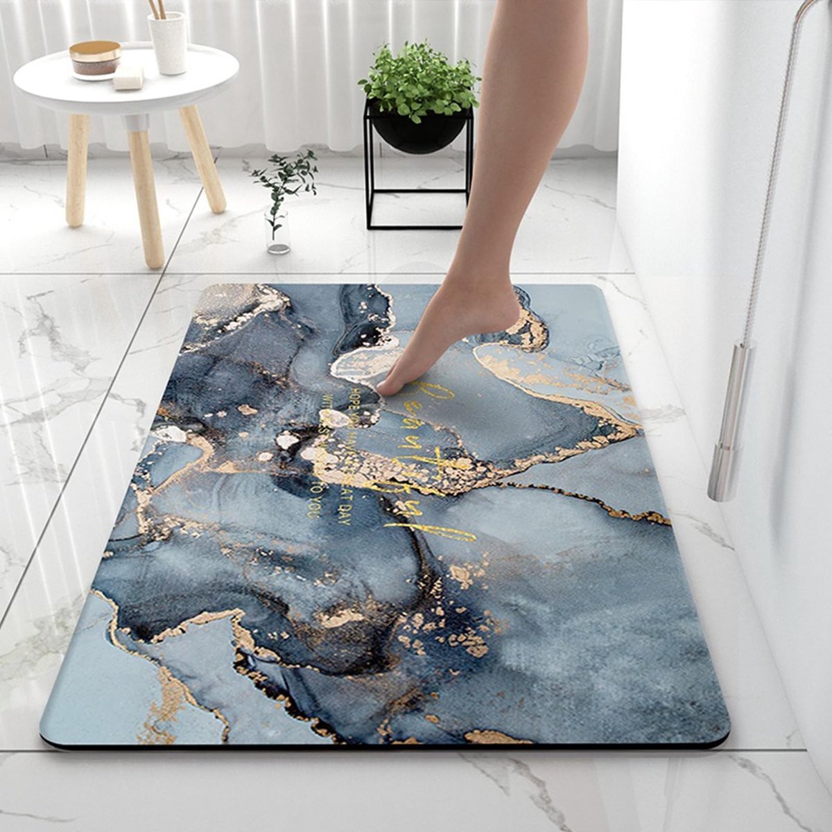 Omgoods - Nordic Stijl Antislip Badmat voor Badkamer en Keuken