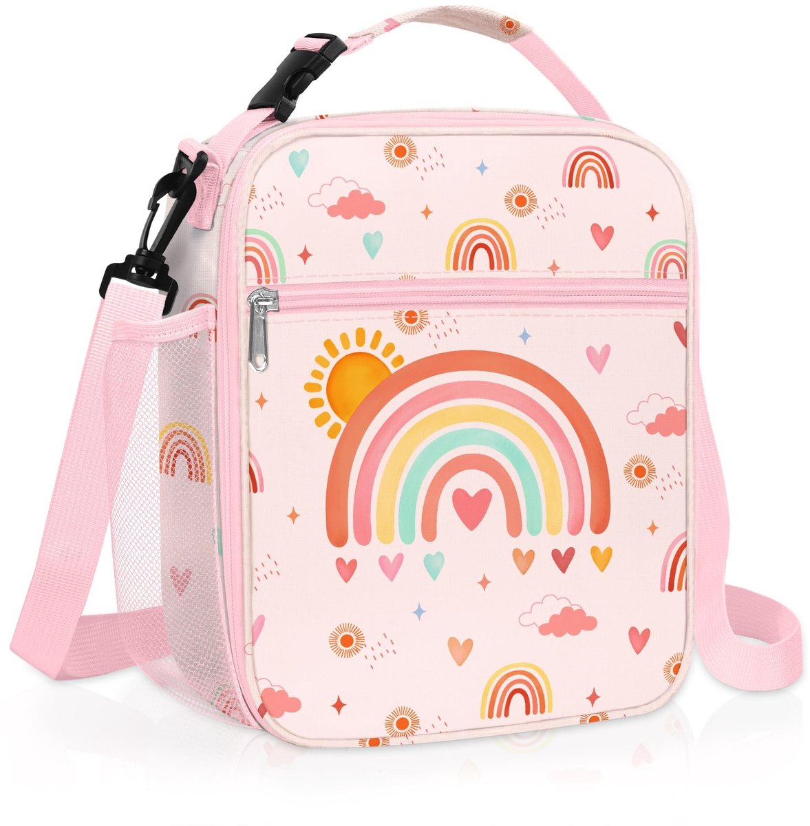 Omgoods - Rainbow Geïsoleerde Lunchtas voor Meisjes - Grote Koeltas