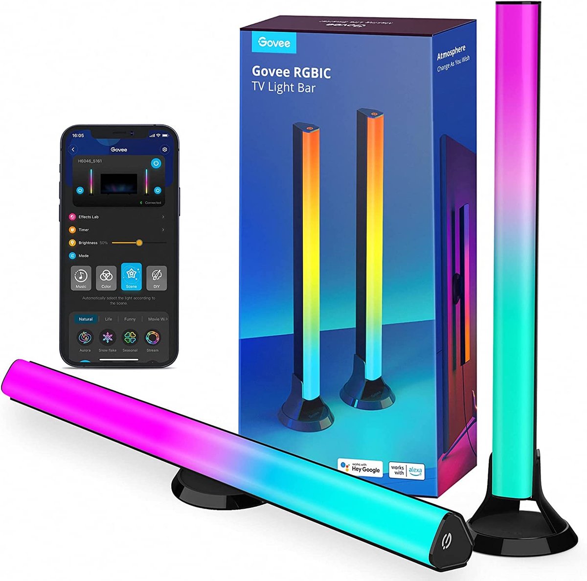 Omgoods - LED Lichtbar voor TV - Achtergrondverlichting voor Gaming en Decoratie