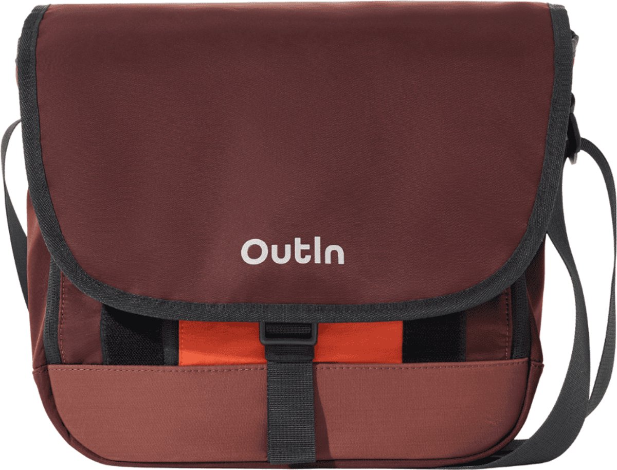 OutIn Flex Messenger Draagbare Koffietas | Geschikt Voor OutIn Nano Mino & Fino | Waterafstotend Nylon | 11 Inch Tabletvak | Crossbody Tas | Waterdicht Binnenvak | Reistas Voor Koffie Accessoires | Trolleyband | Fiets En Auto Gebruik