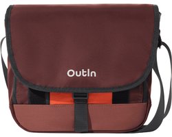 OutIn Flex Messenger Draagbare Koffietas | Geschikt Voor OutIn Nano Mino & Fino | Waterafstotend Nylon | 11 Inch Tabletvak | Crossbody Tas | Waterdicht Binnenvak | Reistas Voor Koffie Accessoires | Trolleyband | Fiets En Auto Gebruik