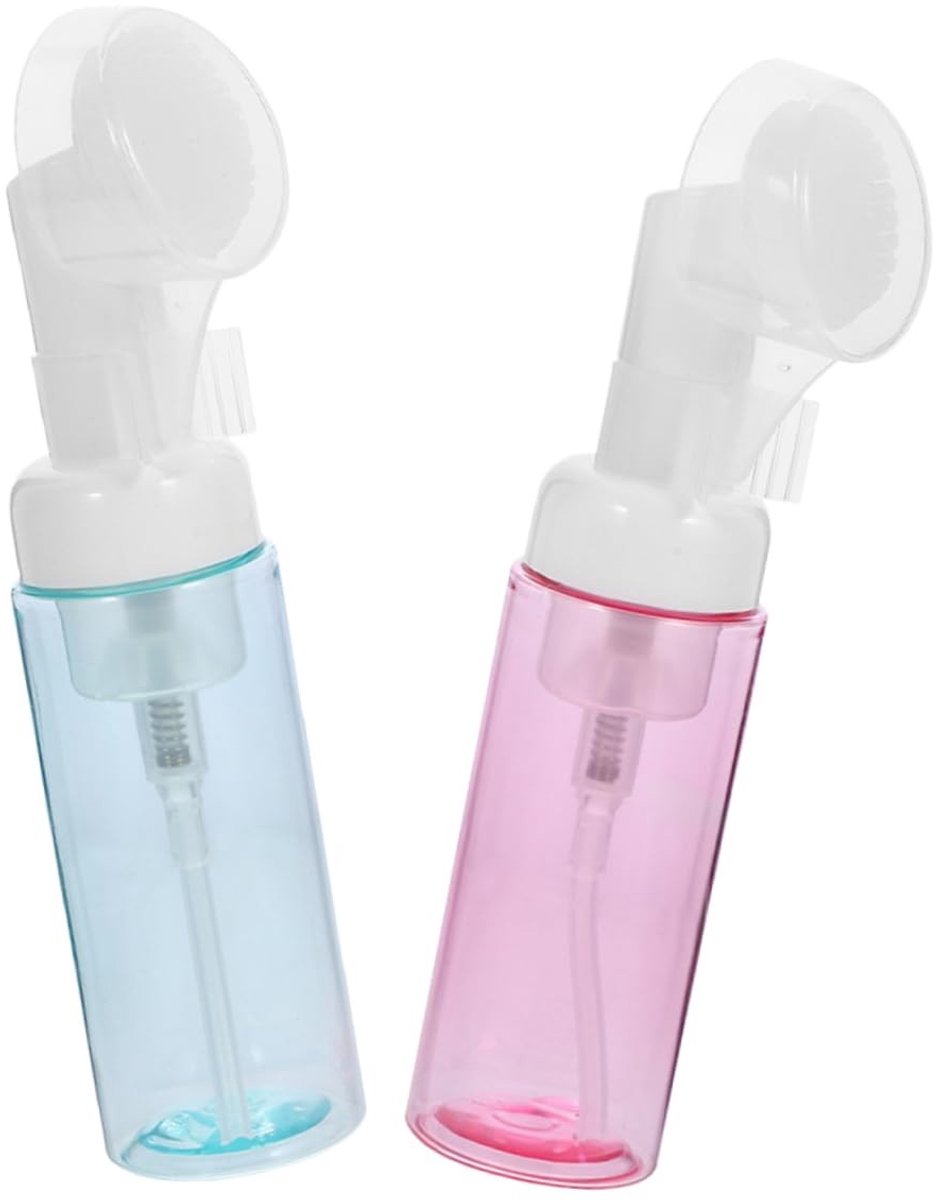 Omgoods- Schuimdispenser Transparant - Schuimpomp - Borstel - Reisschuimfles - Delen - Gebruiksgemak - Schuimpompfles