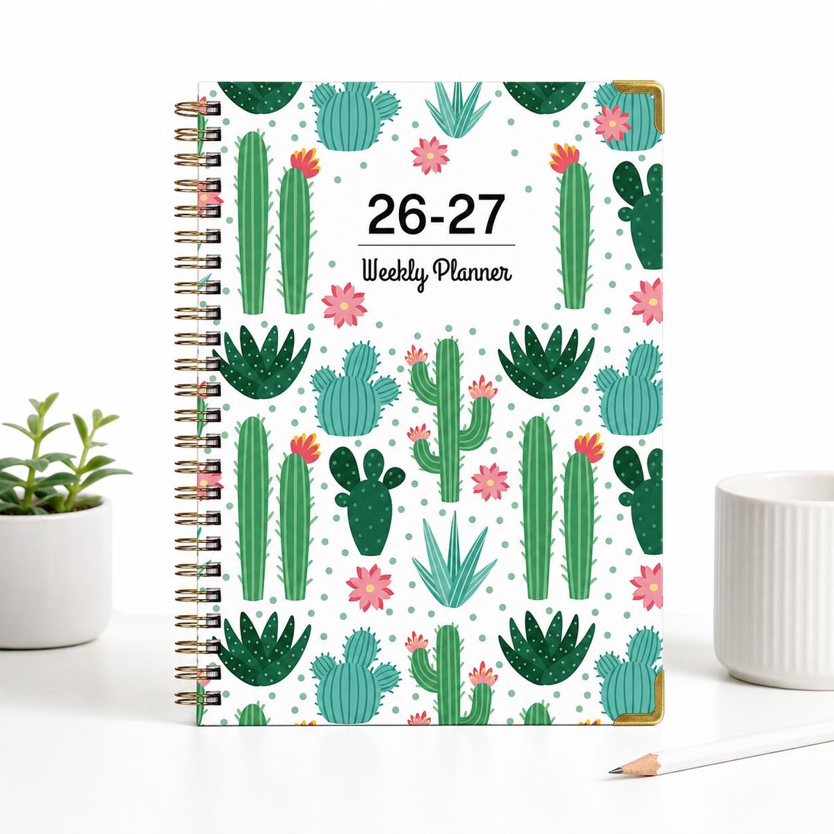 VHV-Agenda 2026-2027 - Professionele en Duurzame Jaarplanner en Weekplanner van Juli 2026 tot Juni 2027 met Hardcover, Handig A5-formaat en Premium Papier voor Kantoor, Studie en Dagelijks Gebruik - Donkerblauw
