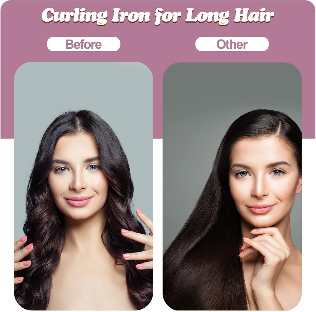 SnelShoppen - 2 Stuks Heat Free Curlers voor Natuurlijke Krullen, Zachte Haarrollers voor Lang Haar, Krullen zonder Hitte, Ideaal voor Feest en Dageli