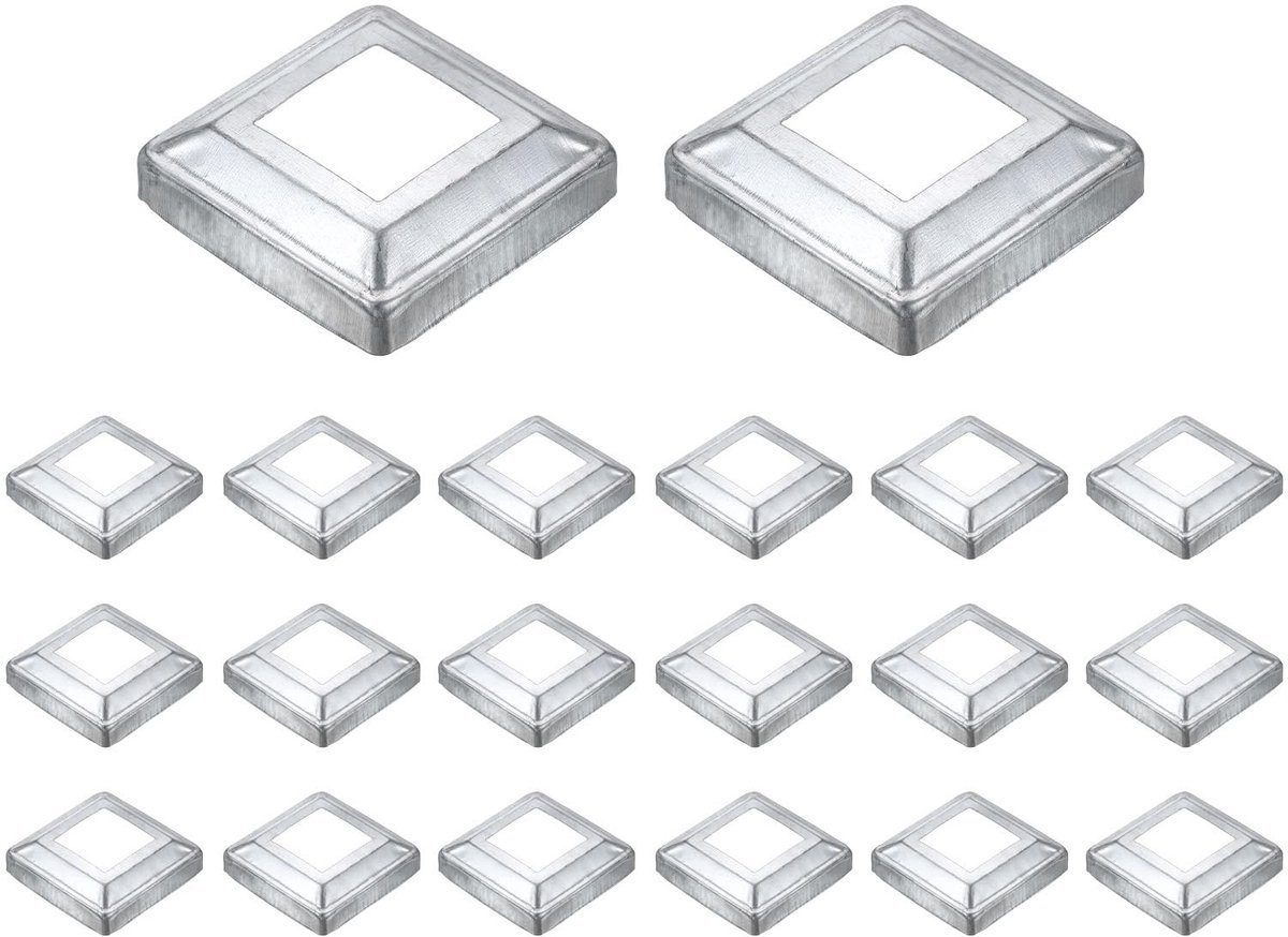 Omgoods - Set van 20 Metalen Post Covers voor Buiten