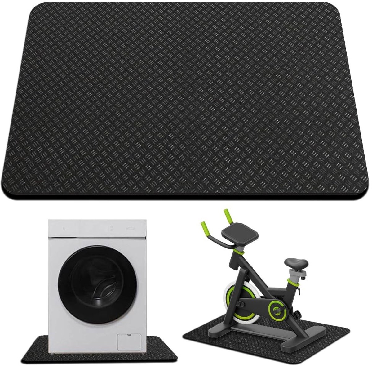 Omgoods - Dubbelzijdige Antivibratiematten voor Wasmachines 60 x 60 cm
