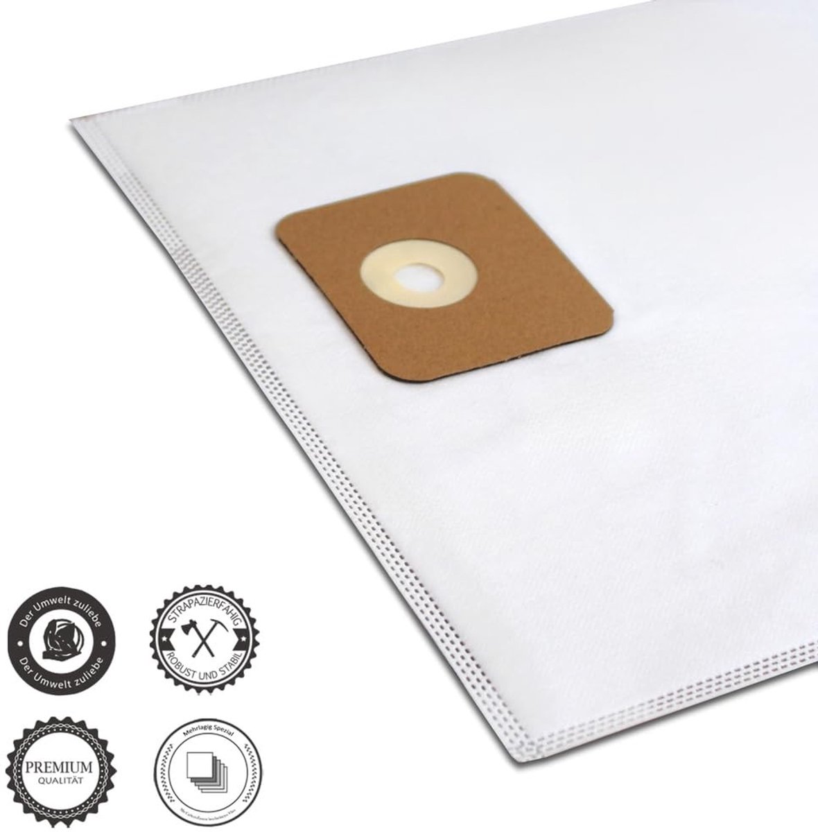 Omgoods - 10 Stuks Stofzuigerzakken Compatibel met Mannesmann 12745 Nass-Trockensauger