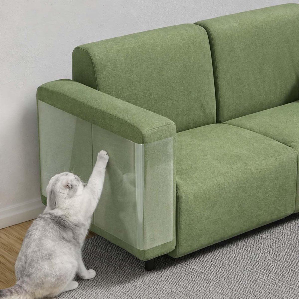 Krabfilm voor Katten - Bescherm je Meubels, Voorkom Krabben, Duurzaam en Eenvoudig aan te Brengen