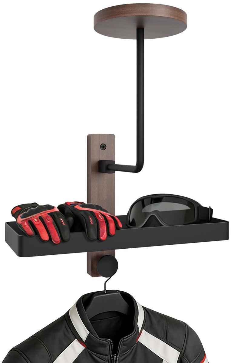 Omgoods - Wandhouder voor Motorhelm met 180 Graden Rotatie