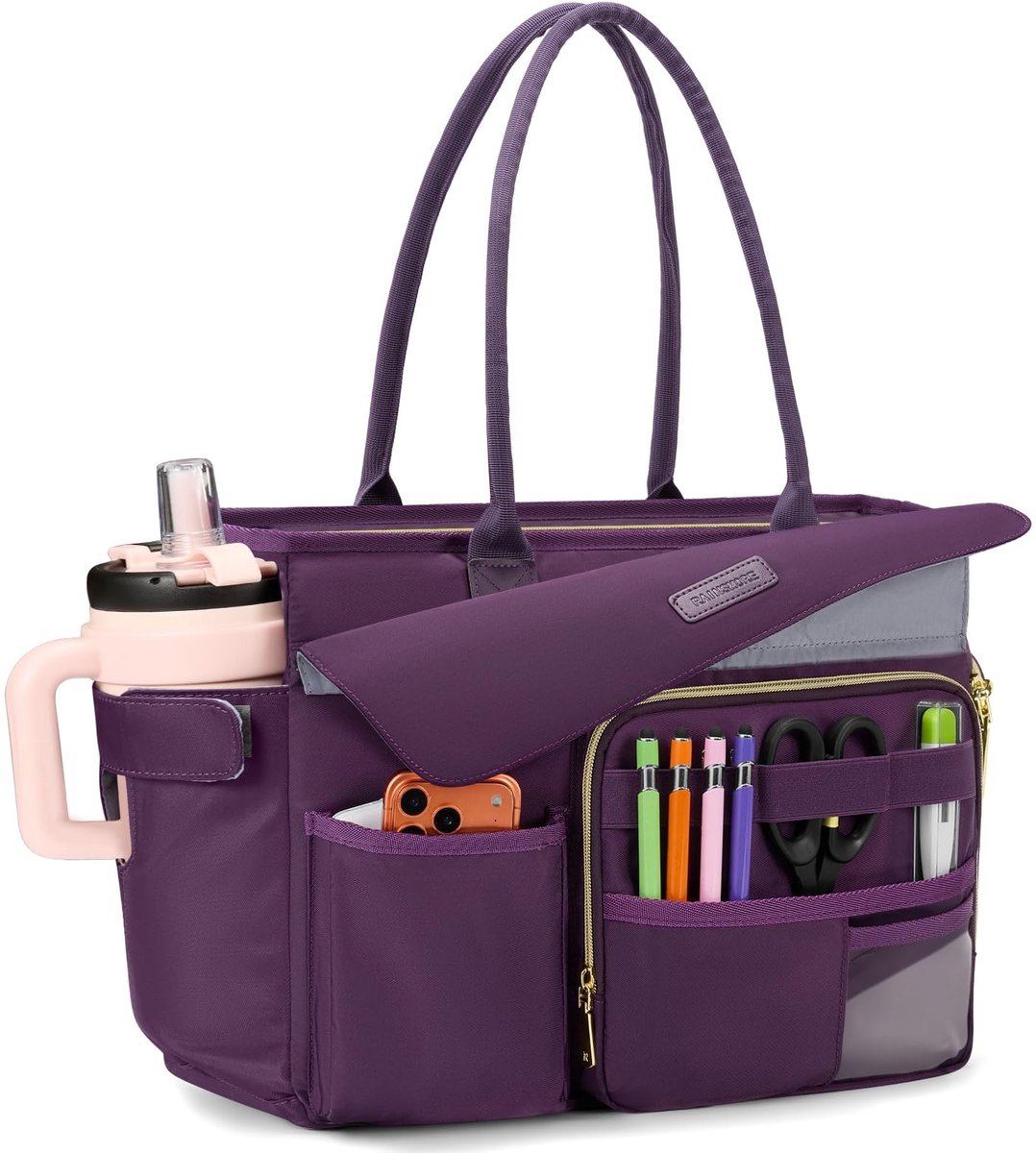 Omgoods - Dames Laptop Bag met Lunchcompartiment 15,6 Inch