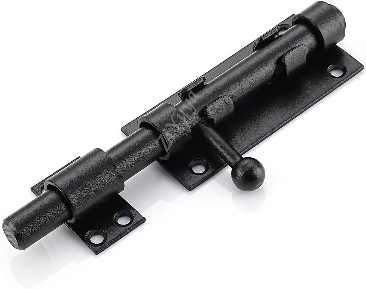Robuuste RVS schuifpoortsluiting met padlock gat, dubbele beveiliging voor poorten, 160mm lengte