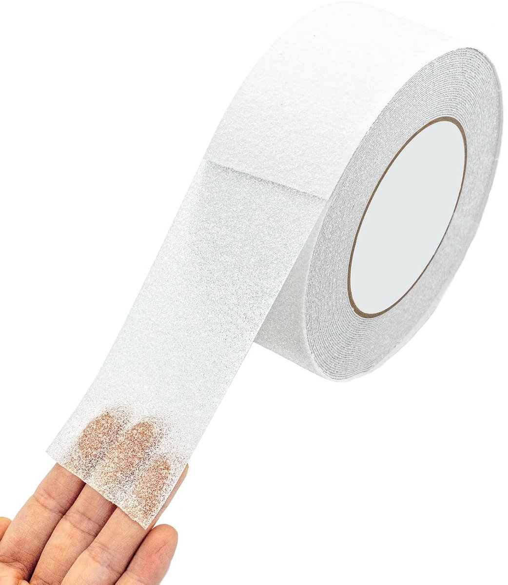 SnelShoppen - 5 x 10 m antislip tape voor trappen en vloeren, binnen en buiten, slijtvast en vochtbestendig, veiligheid voor kinderen, ouderen en huis