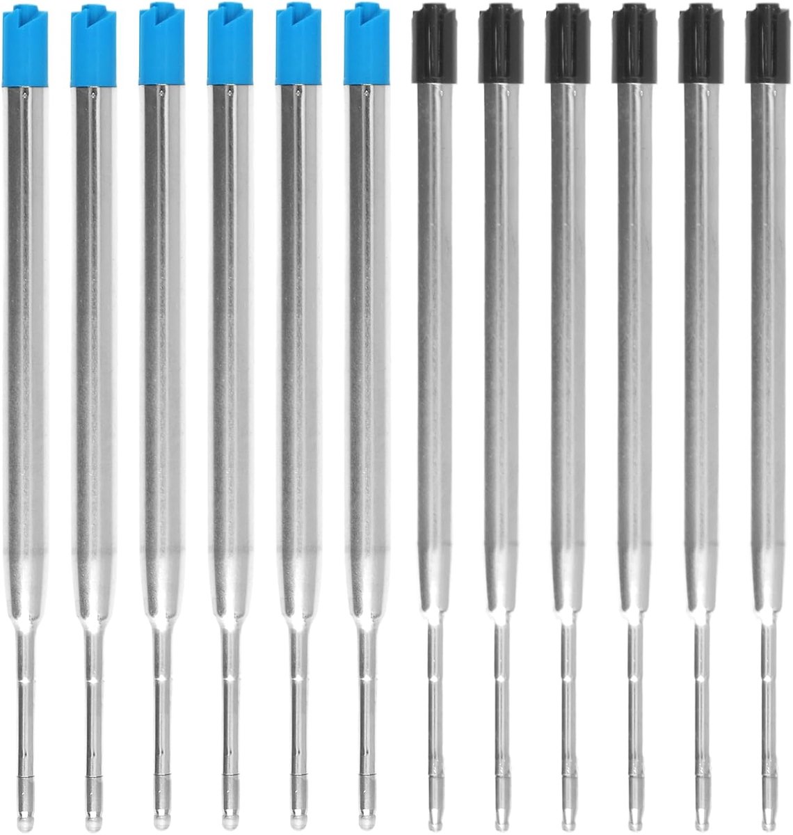 Ballpoint Refill Compatible with G2 Size Blue and Black Line Width 0.5 mm Ballpoint Pen Pattern for Office School - ShopVlot