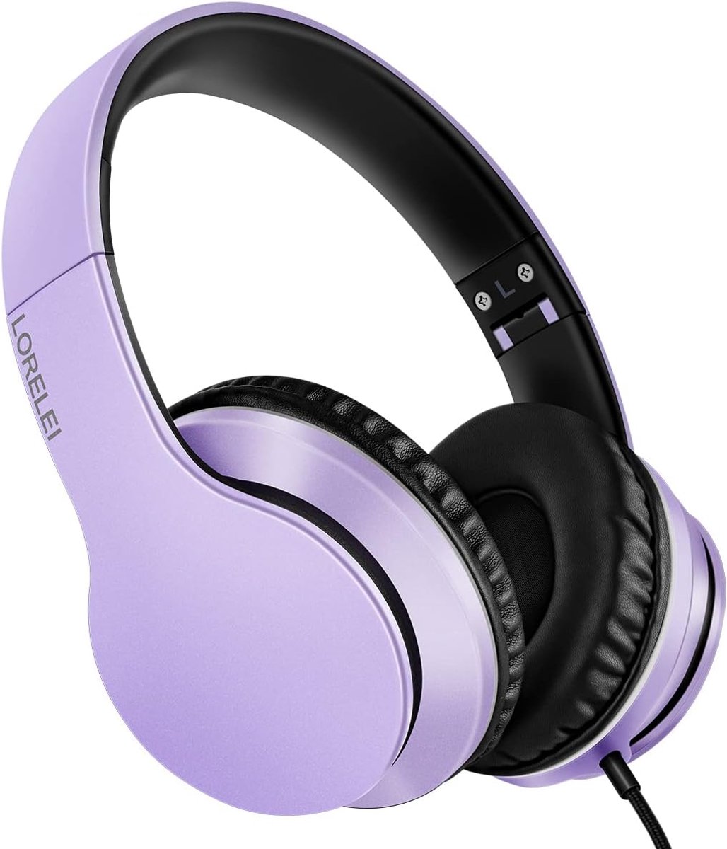 Thijox - LORELEI X6 Draadloze Over-ear Hoofdtelefoon met Microfoon, Lichtgewicht, Opvouwbaar en Draagbaar, Stereo-Bas, 1,45m Kabel, Wirwarsvrij, Voor