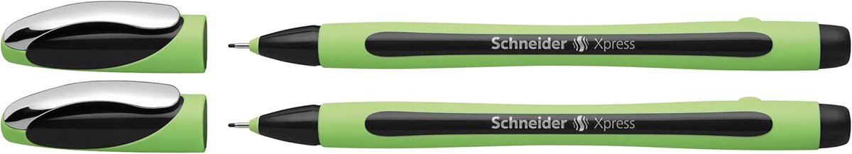 Thijox - Set van 2 Onuitwisbare Fineliners 0,8 mm Zwart - Perfect voor Schrijven, Tekenen, Creatieve Projecten - Duurzaam en Milieuvriendelijk
