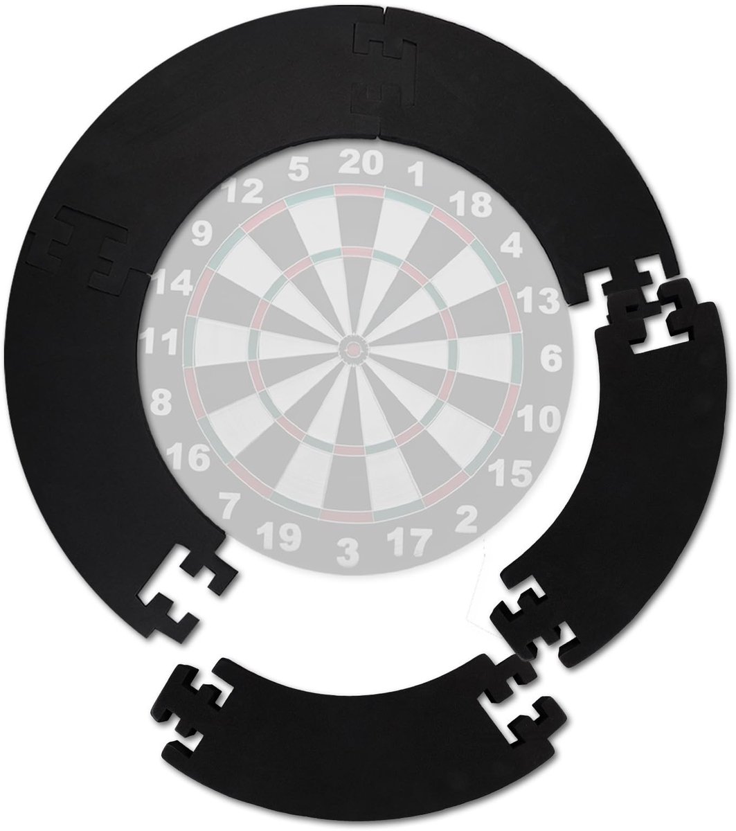 Inovra - Dartboard Surround: Eva Dart muurbescherming, opvangring dartbord beschermring, dart surround opvangring voor 45 cm dartbord, buitenring 71,5 cm, voorkomt schade aan muren