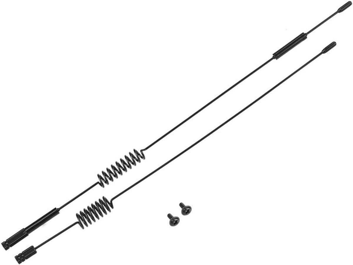 2 stuks Decoratieve Antenne voor RC Auto, Duurzame Metaal Antenne voor RC Simulatie, Accessoires voor RC Crawler en Modelauto's