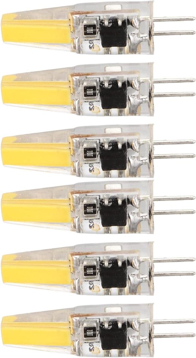 LED Lampjes - COB G4 - Binnenverlichting - Energiezuinig - 6 stuks - Warm Wit