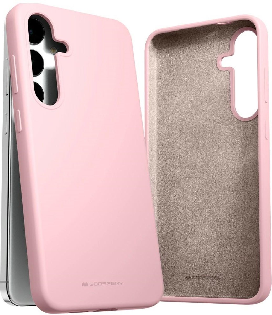 Mercury Silicone Samsung S24+ S926 Roze-Zand