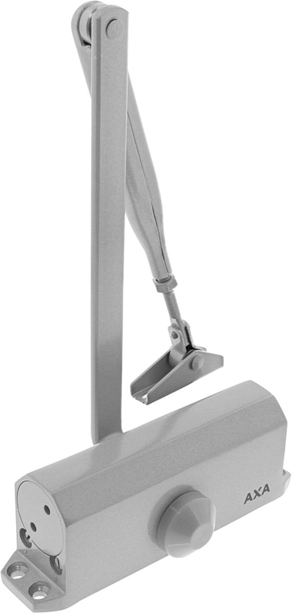 Thijox - Automatische Deurdranger voor Binnen - Deursluiter tot 60 kg - Instelbare Sluitsnelheid en Eindslag - Grijs - Perfect voor Binnendeuren