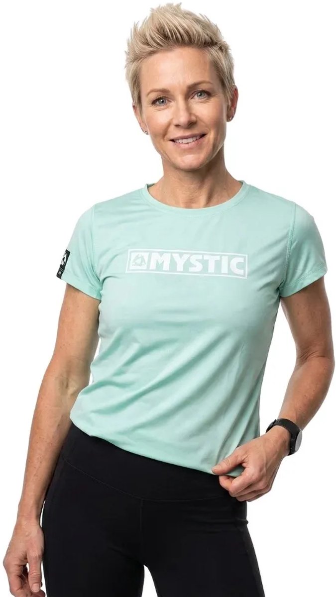 Mystic Dames Lycra Star S/S Quickdry Women - Mist Mint XS