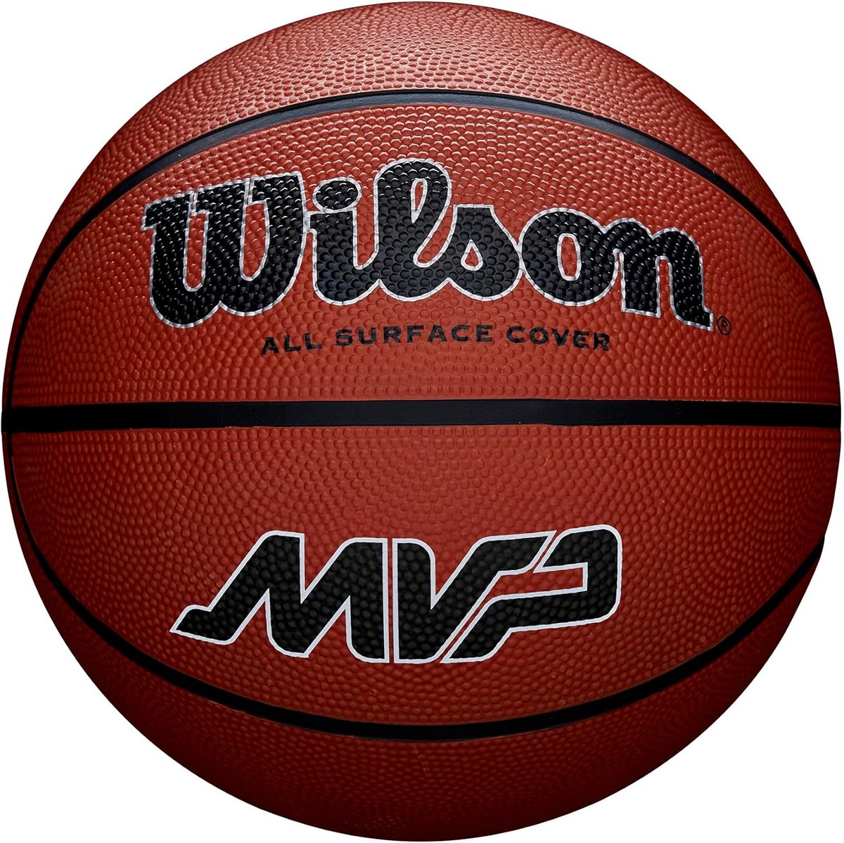 Thijox - MVP Basketbal Bruin 6 - Hoogwaardig Rubber, Perfect voor Beginners, Geschikt voor Training en Recreatief Spelen, Ideaal voor Buiten en Binnen